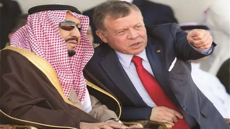 رسالة عاجلة من العاهل الأردني لـ خادم الحرمين الشريفين