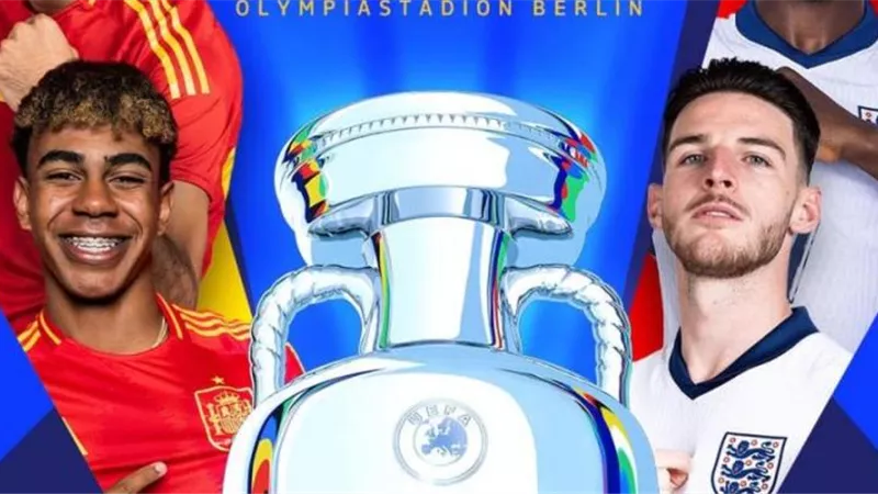 موعد نهائي يورو 2024 بين إسبانيا وإنجلترا