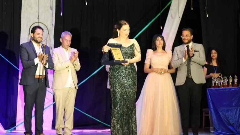 تكريم الفنانة هبة حسن في الدورة الأولى من ملتقى جوانا
