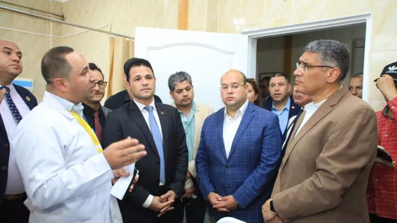 بالصور.. محافظ الجيزة يعلن خطة تحسين المنظومة الصحية بهذه المستشفيات