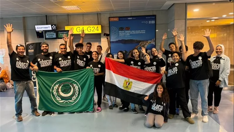 فوز فريق كلية الذكاء الاصطناعي بالأكاديمية العربية بالمركز الثالث في بطولة كأس الروبوتات الدولية