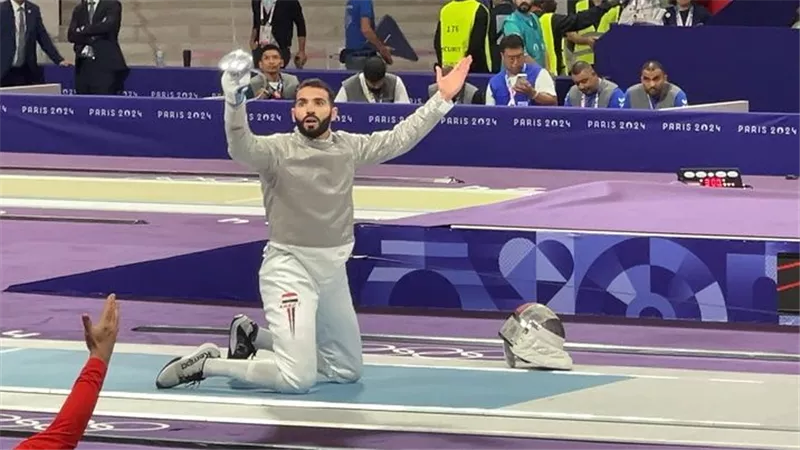 زياد السيسي يخسر أمام بطل تونس في أولمبياد باريس2024.. والبرونزية فرصته 