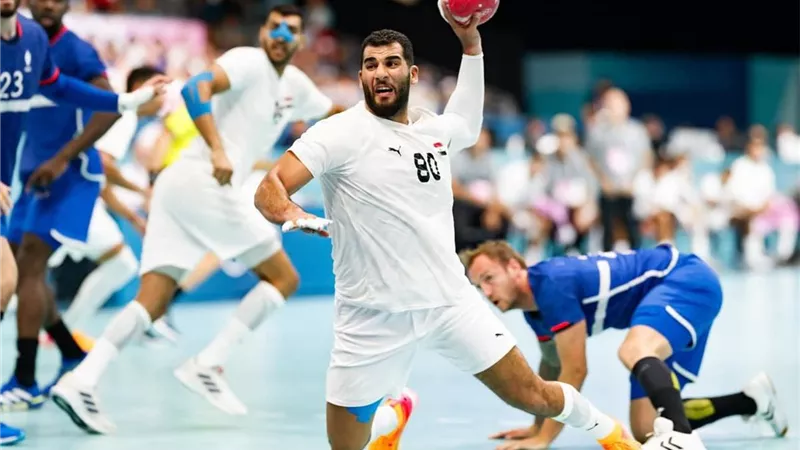  مصر تتقدم ضد كرواتيا 14-11 في الشوط الأول ببطولة كأس العالم 2025