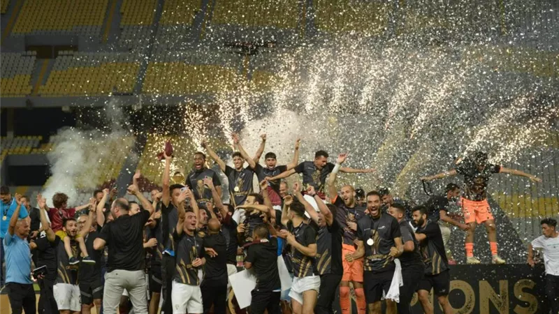 سيراميكا بطلا لكأس الرابطة للمرة الثانية بالفوز علي طلائع الجيش 3-1