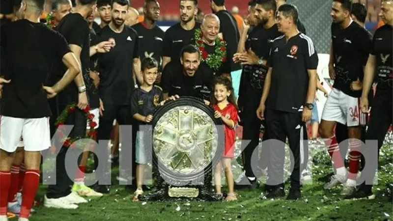 الأهلي بطلا للدوري للمرة الـ 44 في تاريخه بالفوز علي سموحة في الوقت القاتل 