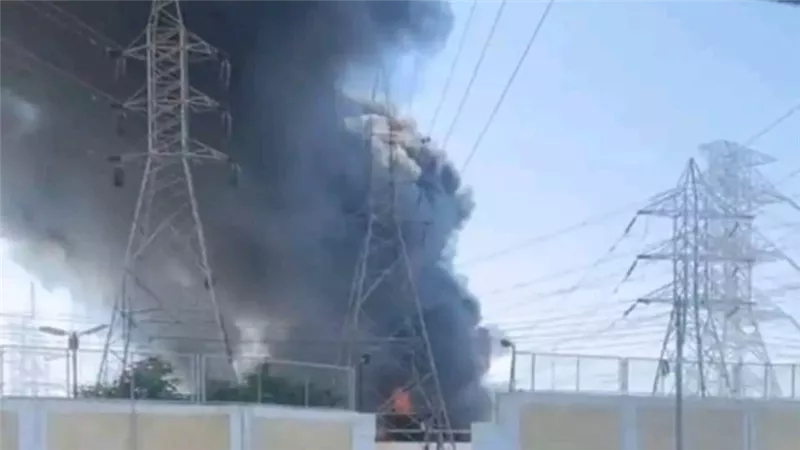 ننشر رد وزارة الكهرباء على حريق بمحطة محولات ايتاى البارود