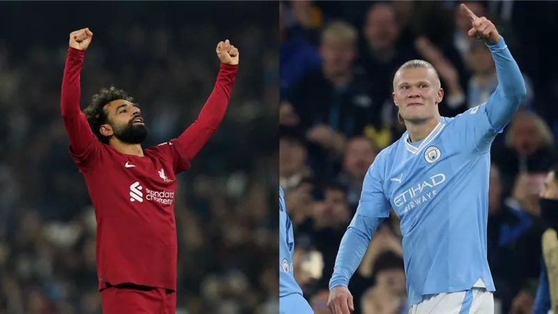 هالاند يتفوق على محمد صلاح ويحصد جائزة لاعب الشهر بالدوري الإنجليزي