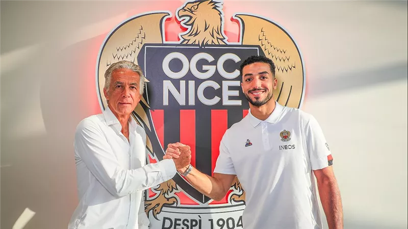 ظهور محمد عبد المنعم الأول.. مباراة نيس ضد إنجيه في الدوري الفرنسي