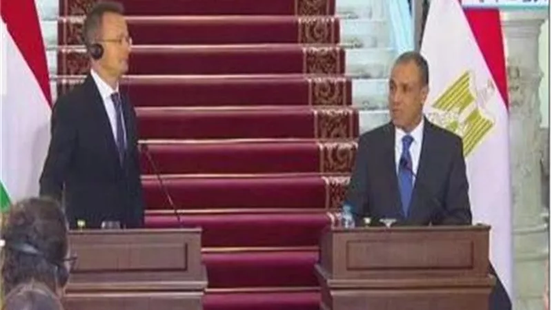 أمن مصر المائي والمفاعلات النووية.. أبرز تصريحات وزير الخارجية لنظيره المجري اليوم