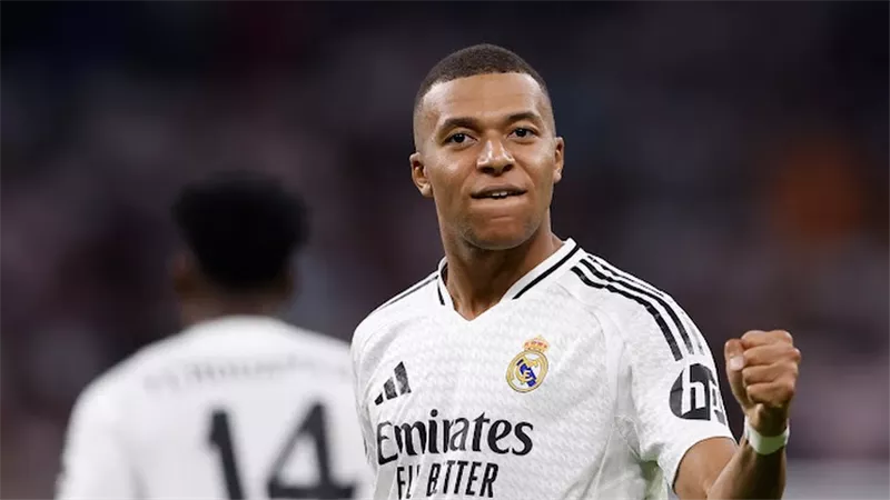  ريال مدريد يتقدم ضد ليجانيس بهدف مبابي في الشوط الأول بالدوري الإسباني 