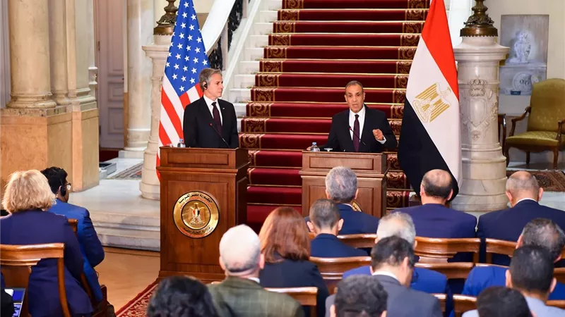 خلال زيارته العاشرة للمنطقة| بلينكن من مصر: 