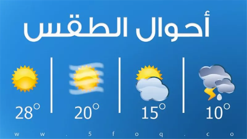 حالة الطقس ودرجات الحرارة اليوم الخميس 10 أكتوبر.. ستبدأ في الإنخفاض مرة أخرى 