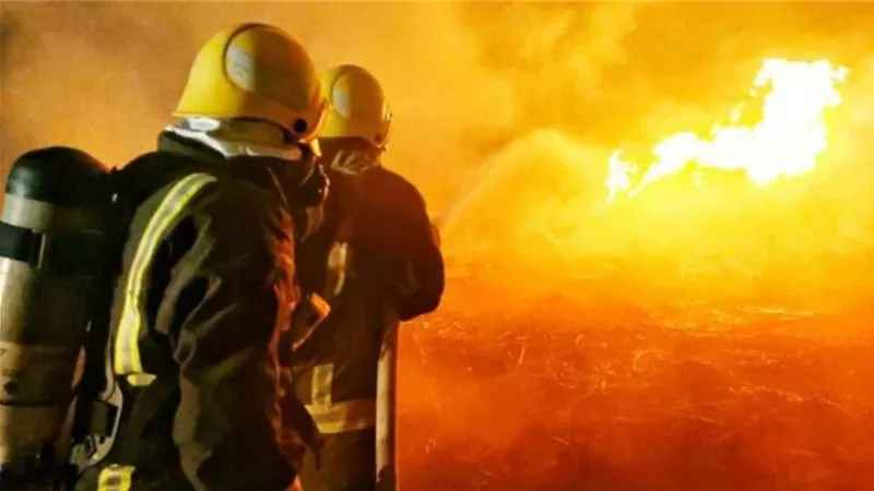 النيابة تأمر بانتداب المباحث الجنائية.. تطورات حريق مطبعة المرج