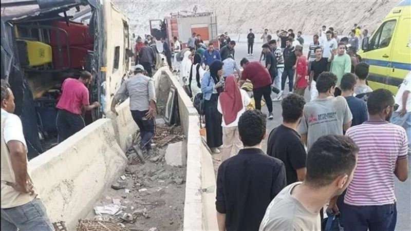 تشييع جثمان طالب الدقهلية أحد ضحايا حادث أتوبيس جامعة الجلالة