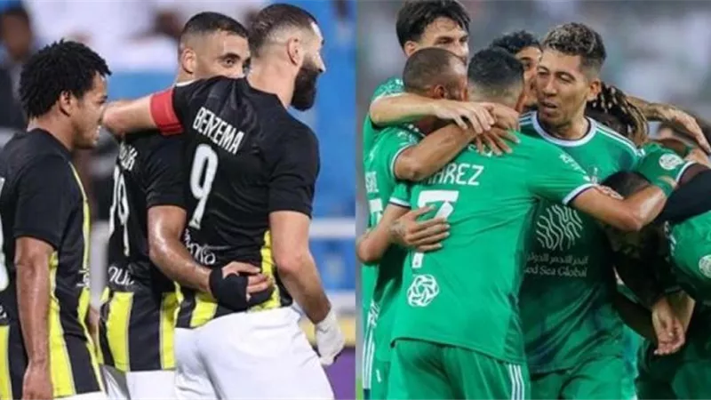 موعد مباراة الاتحاد والأهلي في الدوري السعودي والقنوات الناقلة 