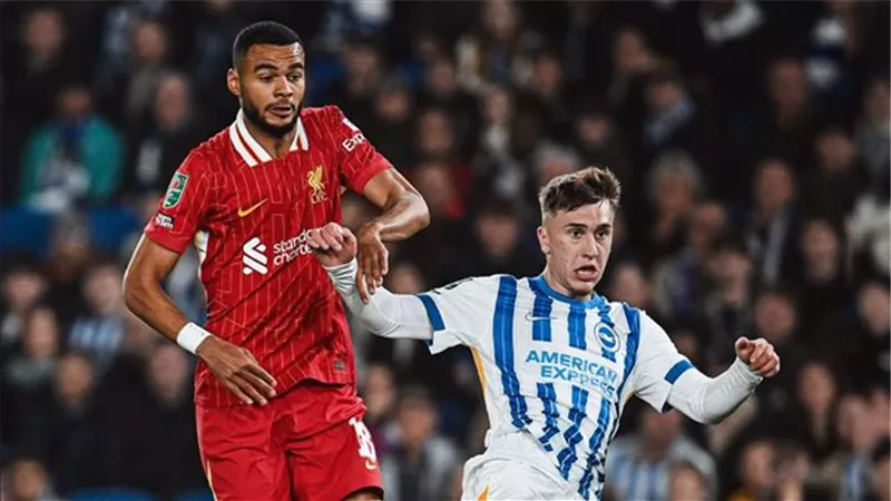 ليفربول يتأهل لربع نهائي كأس الرابطة الإنجليزية على حساب برايتون 