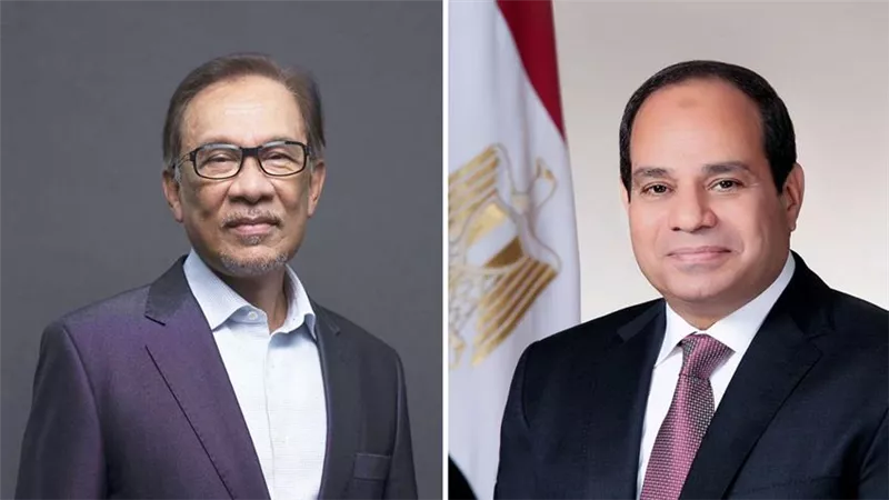 العلاقات الثنائية والقضايا الإقليمية تتصدر مباحثات الرئيس السيسي ورئيس وزراء ماليزيا