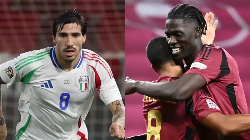 إيطاليا ضد بلجيكا في دوري أمم أوروبا.. الموعد والتشكيل المتوقع والقنوات الناقلة
