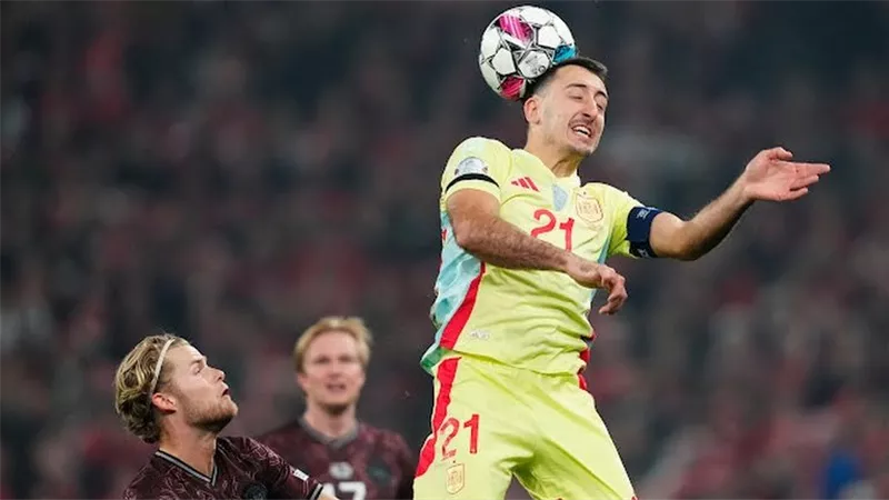 دوري أمم أوروبا.. منتخب إسبانيا يتقدم على الدنمارك في الشوط الأول