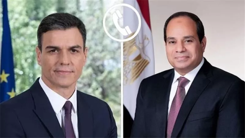 غزة وتوطين التصنيع.. كواليس مكالمة الرئيس السيسي ورئيس وزراء إسبانيا 