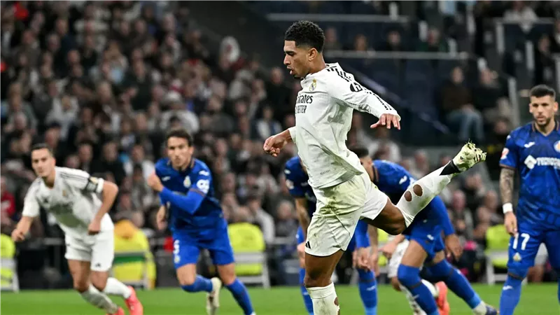 الدوري الإسباني| ريال مدريد يتفوق على خيتافي بثنائية في البرنابيو 