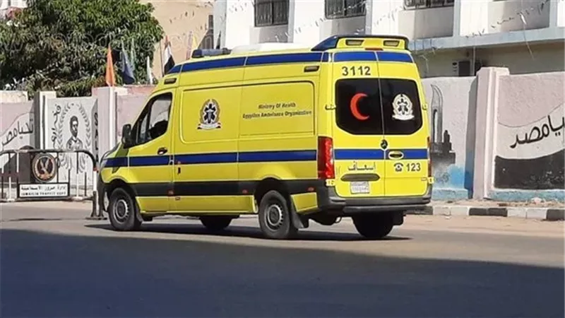 مصرع شخصين وإصابة 5 آخرون في حادث تصادم سيارتين نقل بأكتوبر
