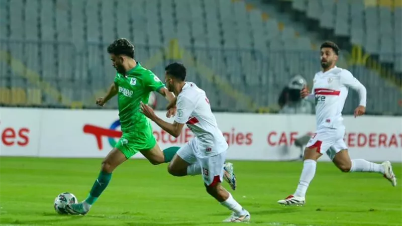كأس الكونفدرالية| الزمالك والمصري يكتفيان بالتعادل السلبي في الشوط الأول