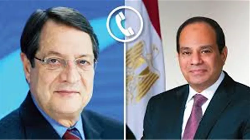 ملخص مكالمة الرئيس السيسي مع نظيره القبرصي وسبل وقف إطلاق النار في غزة