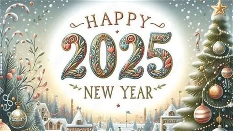 أفضل رسائل التهنئة بالسنة الميلادية الجديدة لهذا العام 2025