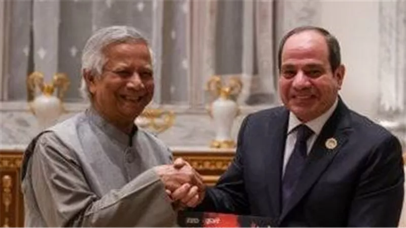 التفاصيل الكاملة للقاء الرئيس السيسي برئيس الحكومة الانتقالية في بنجلاديش