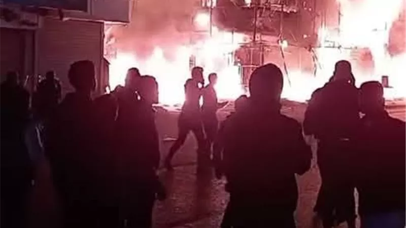 حريق المحل الشهير في الجيزة ومن المتسبب.. القصة الكاملة