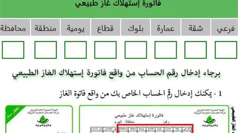 الاستعلام عن فاتورة الغاز بتروتريد .. إليك طرق الدفع