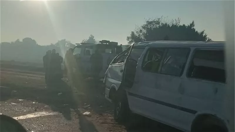 جروح بالرأس ونزيف بالمخ.. إصابة 14 فتاة في حادث الباجور