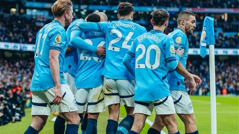 الدوري الإنجليزي| مانشستر سيتي يتقدم على وست هام بهدفين في الشوط الأول 