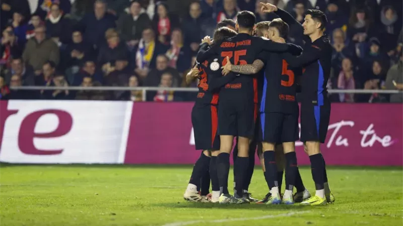 برشلونة يكتسح بارباسترو برباعية ويحجز بطاقة التأهل لدور الـ16 في كأس الملك