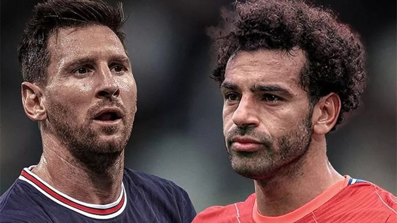 الحذاء الأخضر شريك بين محمد صلاح وليونيل ميسي.. ما القصة؟ 