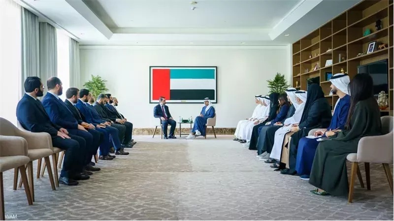 عبد الله بن زايد يؤكد خلال لقاؤه مع الشيباني على إستمرار دعم الإمارات للشعب السوري 