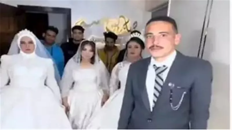 تفاصيل تريند خليفة الحاج متولي.. حقيقة زفاف شاب بـ عروستين في الفيوم