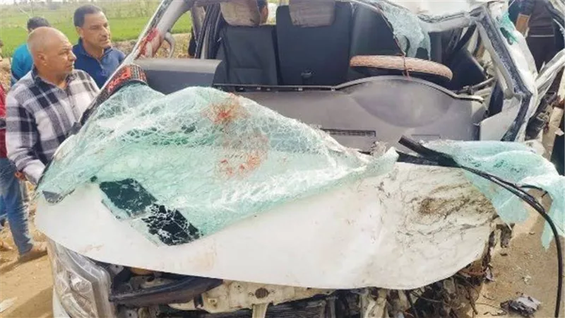 بالأسماء.. ضحايا حادث تصادم سيارات ميكروباص بطريق طنطا ـ كفر الشيخ