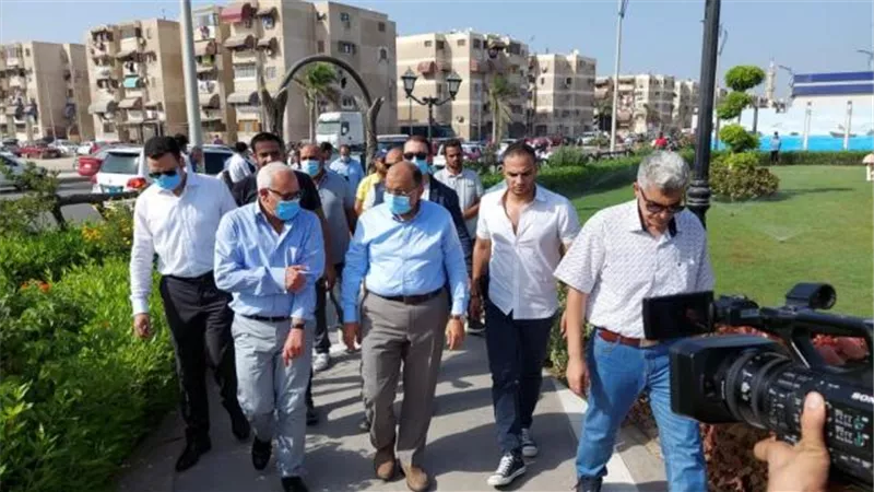 وزير التنمية المحلية ومحافظ بورسعيد يفتتحان الميناء البري الجديد و الحديقة الدولية بالضواحى