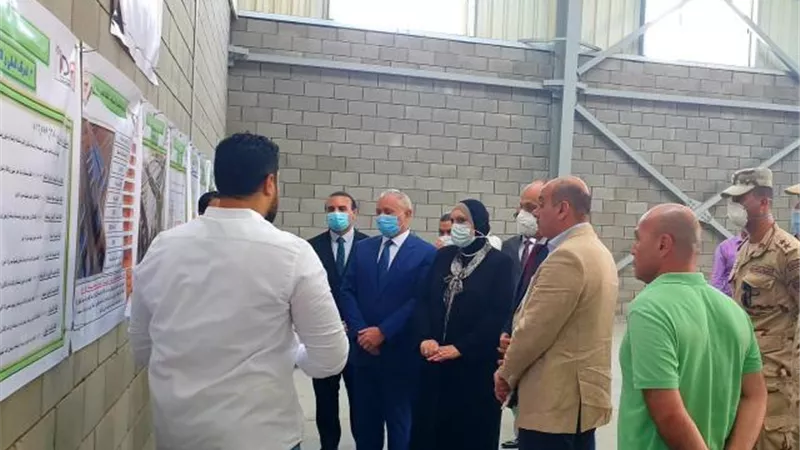 نيفين جامع : جارى الانتهاء من تخصيص وحدات المجمع الصناعي بمنطقة البغدادي