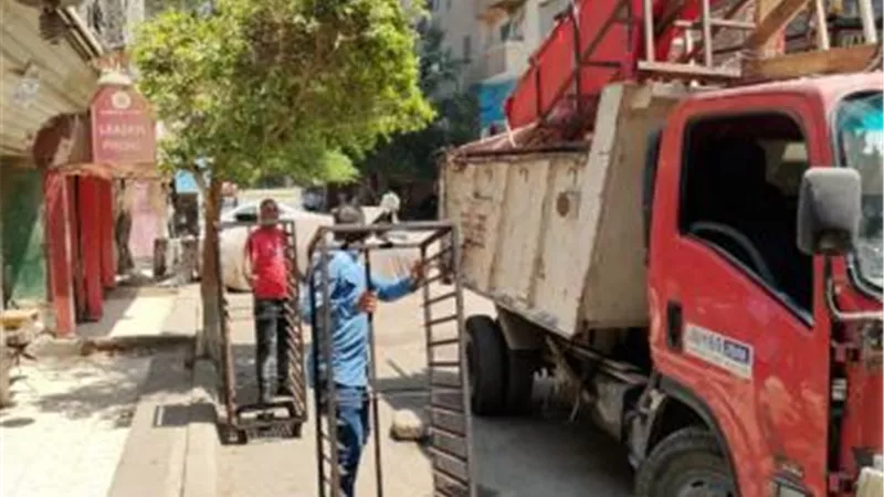 صور.. الجيزة تنتفض ضد المخالفات والإشغالات بالطرق