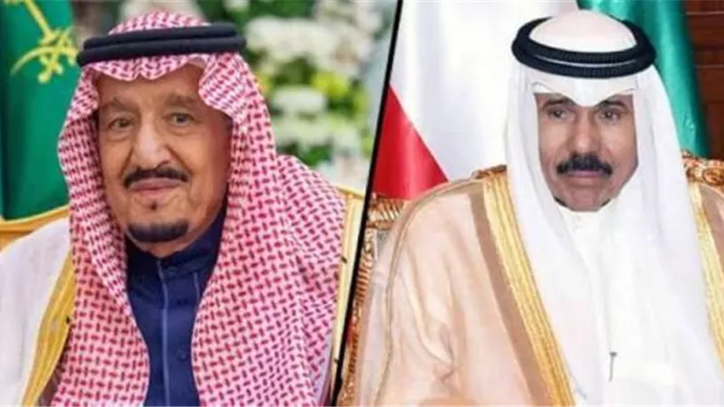 رسالة عاجلة من خادم الحرمين لـ أمير الكويت