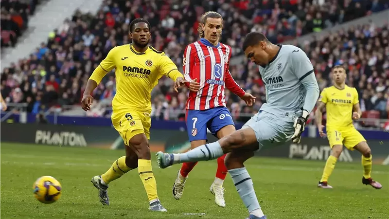 أتلتيكو مدريد يفرط في نقطتين ثمينتين بالتعادل مع فياريال في الدوري الإسباني