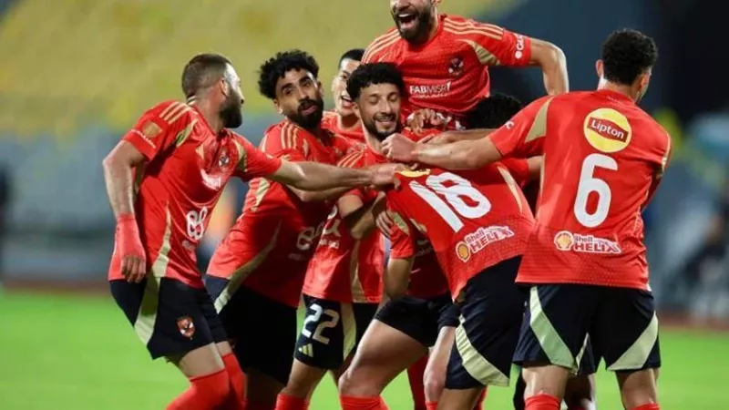 الأهلي يتقدم ضد بتروجت بهدف في الشوط الأول بالدوري 