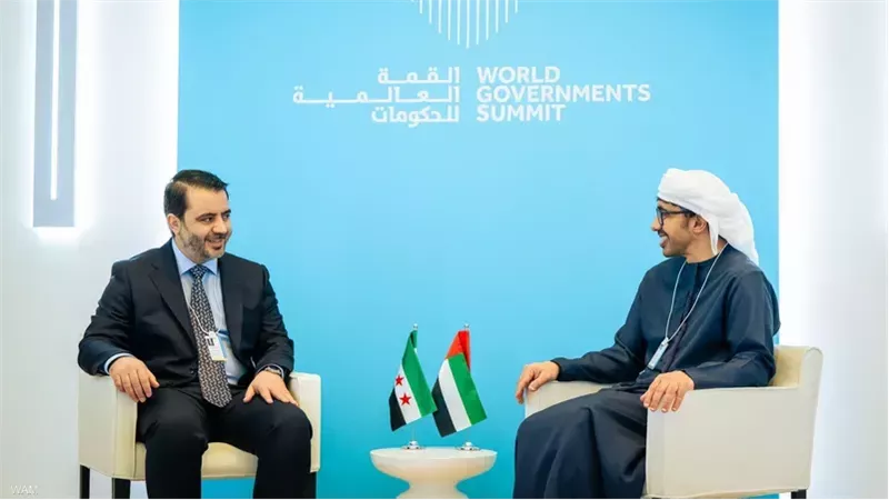 عبدالله بن زايد يؤكد للشيباني على إستمرار دعم الإمارات الكامل لإستقرار سوريا