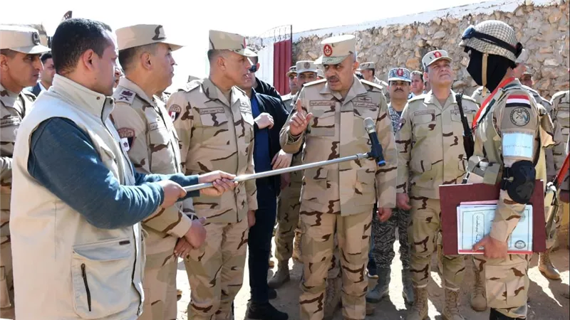 كواليس تفقد رئيس الأركان إجراءات التأمين على الاتجاه الاستراتيجي الغربي