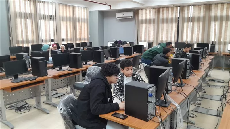 تفاصيل استقبال جامعة دمنهور  لـ طلاب مبادرة أشبال مصر الرقمية