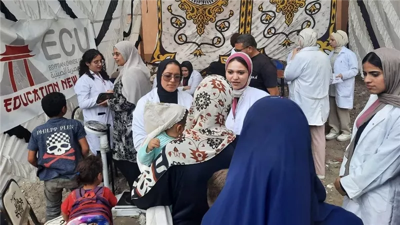 الجامعة المصرية الصينية تشارك في قافلة 