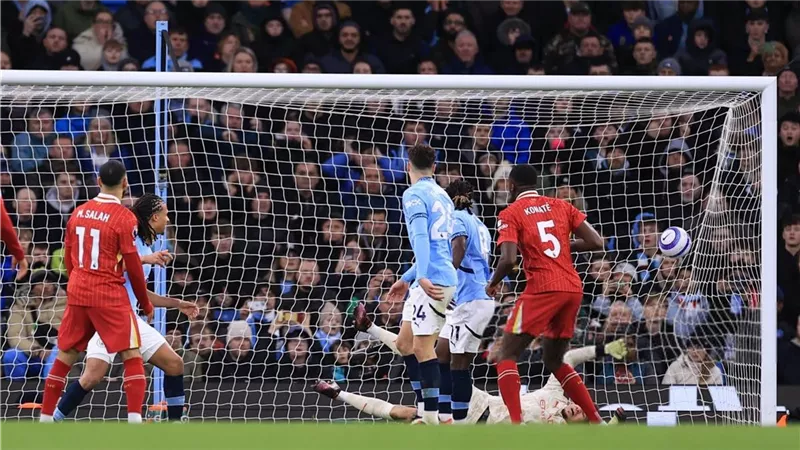 ترتيب هدافي الدوري الإنجليزي بعد هدف محمد صلاح في شباك مانشستر سيتي